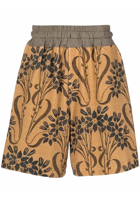 bermuda  in ciniglia on stampa floreale PIERRE LOUIS MASCIA | Shorts | URSULA/S11062123588